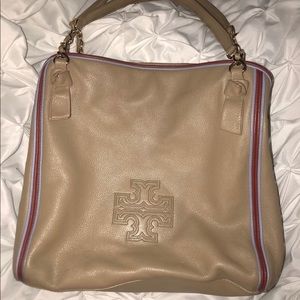 Harper Bombe Stripe large Tory Burch handbag
